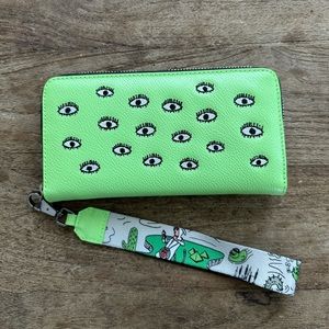 Green Min & Mon Francis Wallet; special edition strap